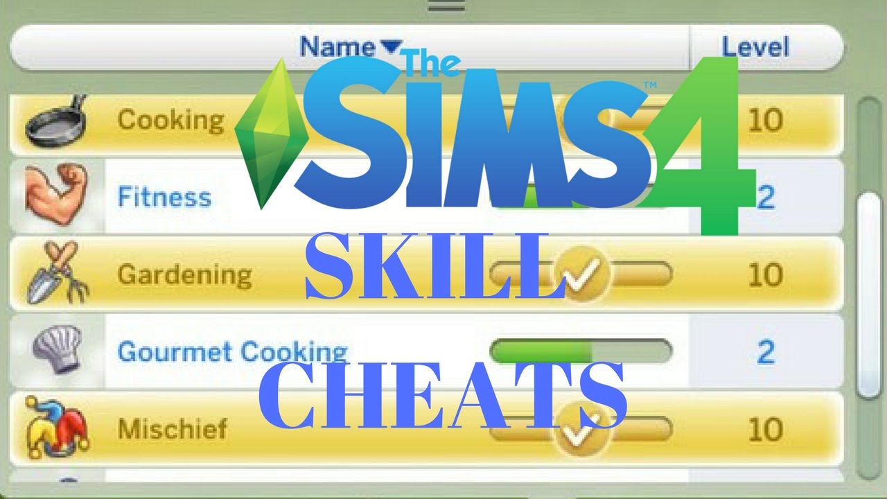 sims 4 cheats full list